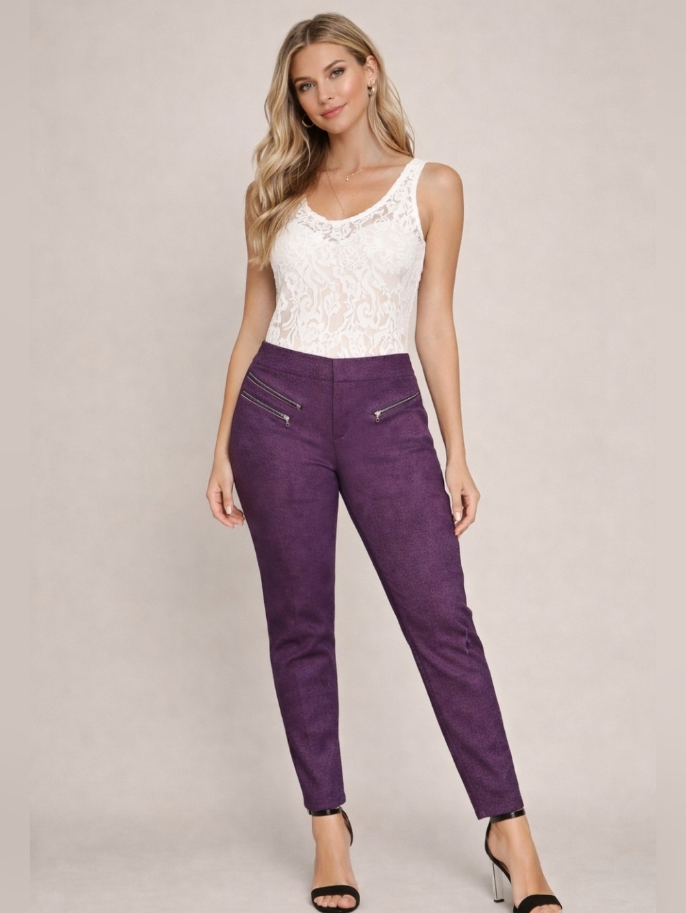 CALVIN KLEIN Purple Pull Ons.